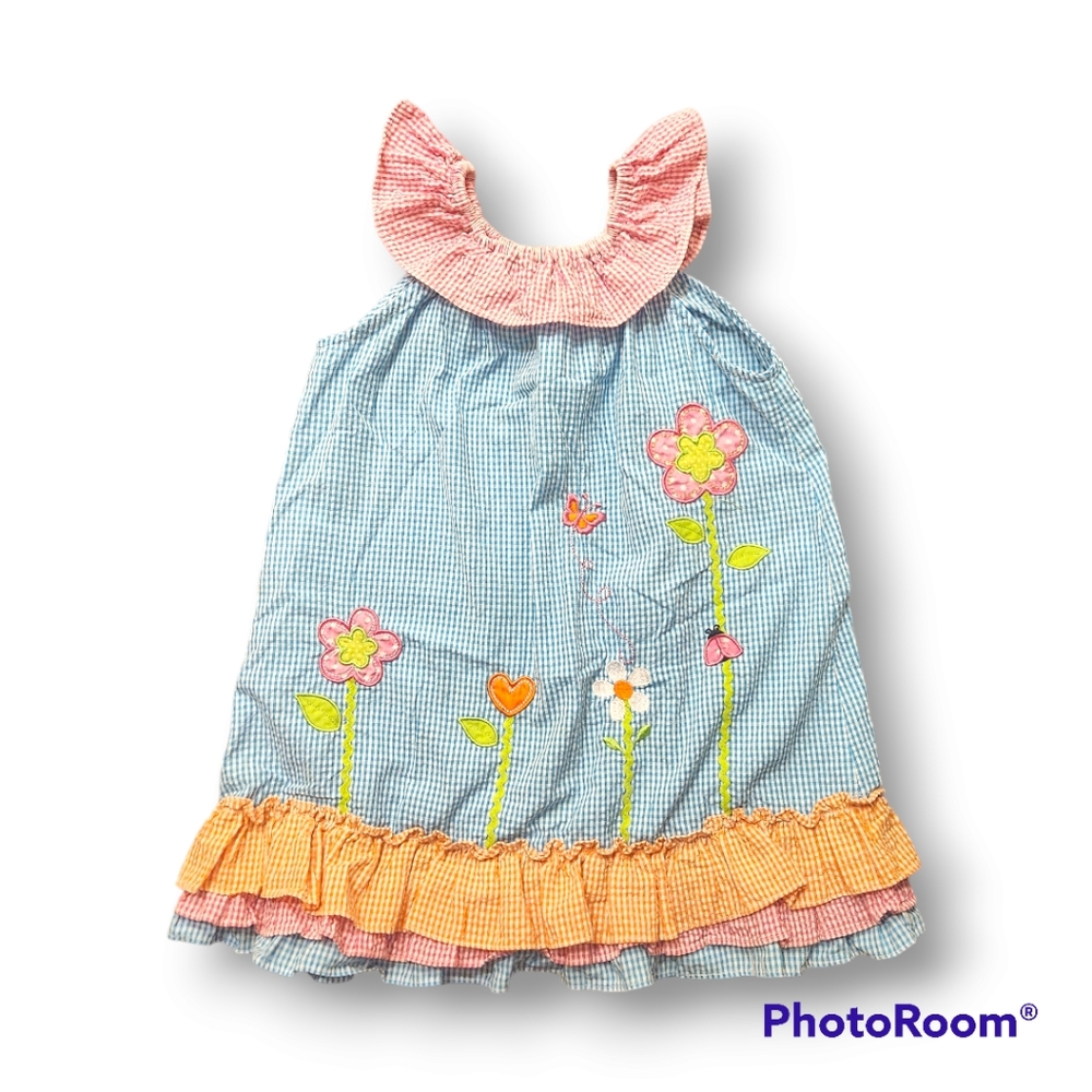 Blueberi Boulevard Spring Gingham Dress Sz 5